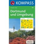 754. Dortmund und Umgebung turista térkép Kompass 