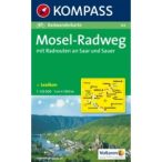 144. Mosel-Radweg turista térkép Kompass 1:125 000 
