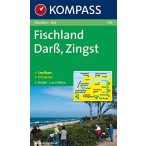 736. Fischland, Darß, Zingst turista térkép Kompass 