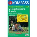   852. Mecklenburgische Schweiz, Demmin, Teterow, Malchin turista térkép Kompass 