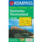   216. Steirisches Thermenland turista térkép Kompass 1:50 000 