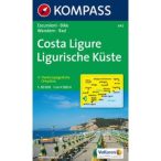   642. Costa Ligure/Ligurische Küste turista térkép Kompass 