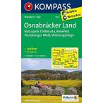   750. Osnabrücker Land, Naturpark Terravita, Bielefeld, Teutoburger Wald, Wiehengebirge turista térkép Kompass 