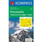   639. Presanella-Mad. di Camp. turista térkép Kompass 1:25 000 