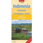 Indonézia, Kalimantan térkép Nelles 1:1 500 000 