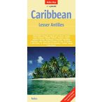   Karib-szigetek térkép Nelles Caribbean térkép Karib térkép, Kis-Antillák térkép - Caribbean : Lesser Antilles