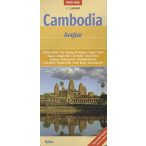   Angkor térkép, Kambodzsa térkép Nelles 1:1 500 000   Cambodia térkép