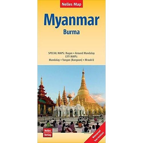 Burma Myanmar térkép Nelles 1:1 500 000   