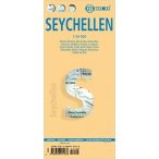 Seychelles térkép Borch, fóliás 1:50 000 