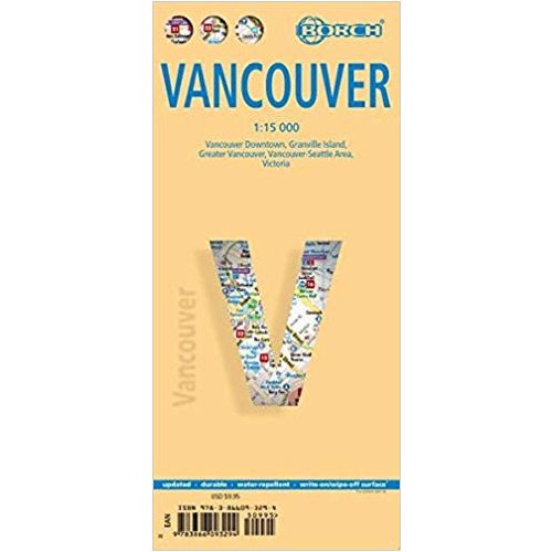 Vancouver térkép Borch 1:15 000  2014