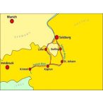 141. Tauern-Radweg turista térkép Kompass 1:125 000 