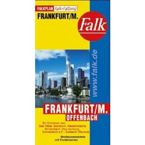 Frankfurt térkép Falk