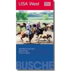   USA West térkép Busche map 1:2 200 000  Nyugat USA térkép 