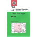   Totes Gebirge turista térkép Mitte 15/2. Alpenvereinskarte 1:25 000