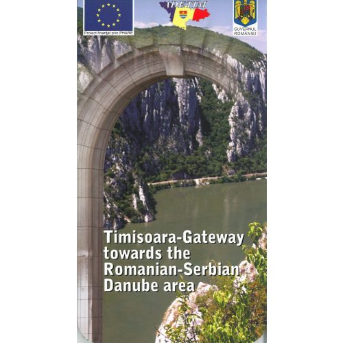 Vaskapu térkép, Románia térkép, Szerbia térkép, Timisoara-Gateway térkép Huber verlag 1:260 000