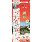   Albánia térkép 6. rész, Albánia kerékpáros térkép   Huber 1:50 000