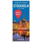 Stockholm térkép Kunth 1:15 000  2017