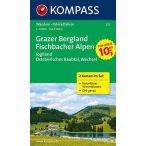 221. Grazer Bergland turista térkép Kompass 1:50 000 