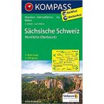   810. Szász-Svájc turista térkép Kompass 1:50 000 Liberec térkép, Cseh Svájc térkép 