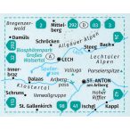   33. Arlberg  turista térkép, Verwallgruppe turista térkép Kompass 