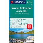   47. Lienzer Dolomiten, Lesachtal turistatérkép, Lienzer Dolomitok túratérkép szett 4 db-os Kompass Karnischer Höhenweg térkép