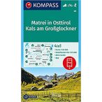   46. Matrei in Osttirol turista térkép Kompass 1:50 000  Matrei turista térkép 4 db-os térképszett