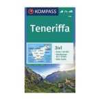   233. Tenerife térkép, Teneriffa turista térkép Kompass 1:50e 