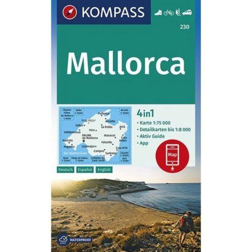 230. Mallorca térkép Kompass 1:75 000 