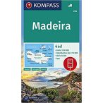   234. Madeira turista térkép Kompass 1:50 000 Madeira térkép