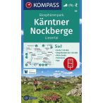   66. Nockberge turista térkép Kompass Karintiai turistatérkép, Nockberge Bioszféra Park, Liesertal 1: 50e, 5 az 1-ben  2019