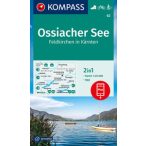 62. Ossiacher See turista térkép Kompass 1:25 000  2021