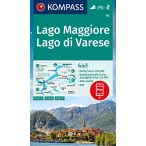90. Lago Maggiore turista térkép Kompass 1:50 000 