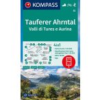   82. Taufers, Ahrntal, Tures, Valle Aurina turista térkép Kompass 1:50 000 