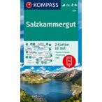 229. Salzkammergut turista térkép Kompass 1:50 000 