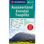 68. Ausseerland, Ennstal turista térkép Kompass 