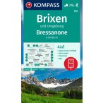   050. Kompass 050 Brixen und Umgebung térkép 1:25.000, Wandern, Rad fahren, Brixen turista térkép Kompass 