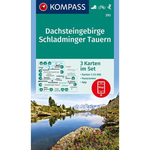 293. Dachstein turista térkép Kompass 1:50 000 