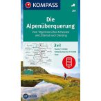   289. Die Alpenüberquerung turista térkép 2023 - vom Tegernsee über Achensee und Zillertal nach Sterzing 1:50 000