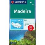   234. Madeira turista térkép Kompass 1:50 000 Madeira térkép (2024)