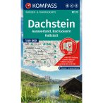   20. Dachstein turista térkép Kompass 1:50 000 - Ausseerland, Bad Goisern, Hallstatt turistatérkép