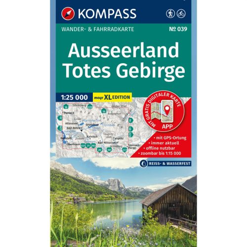 039. Ausseerland, Totes Gebirge turistatérkép K 039 1:35e 2026.