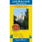 Ukrajna térkép Gizi Map 1:1 200 000  