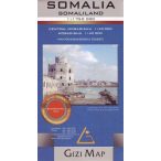 Szomália térkép Gizi Map  1:1 750 000 
