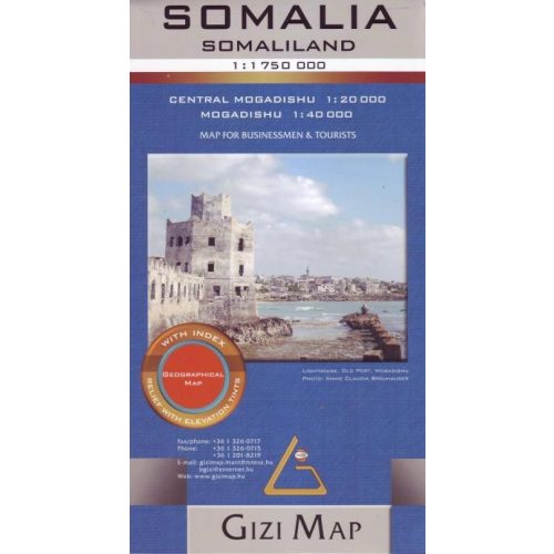 Szomália térkép Gizi Map  1:1 750 000 