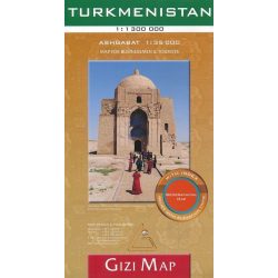 Türkmenisztán térkép Gizi Map 1:1 300 000 