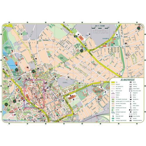  Székesfehérvár térkép, Székesfehérvár és környéke, Székesfehérvár várostérkép akciós 1:15 000