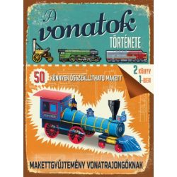   A vonatok története könyv Ventus Libro Kiadó, Vonat makettek, Makettgyűjtemény vonatrajongóknak