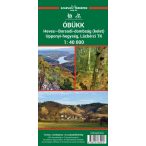   Óbükk turista térkép, Heves-Borsodi-dombság turista térkép kelet Szarvas kiadó 1:40 000 Óbükk térkép