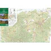 Óbükk turista térkép, Heves-Borsodi-dombság turista térkép kelet Szarvas kiadó 1:40 000 Óbükk térkép