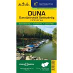    Duna vízitérkép Duna (Dunaújvárostól Szekszárdig) biciklis, vízisport-, horgász- és turistatérkép 